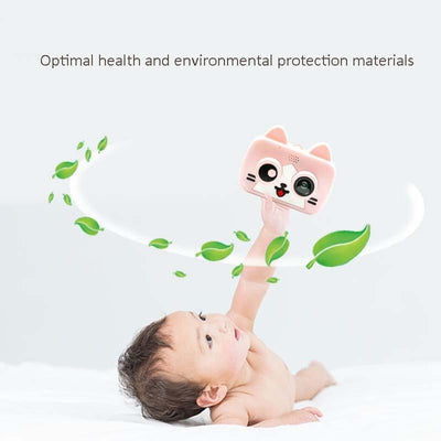 2.0 Hd Screen Wifi Children's Digital Camera with 12mp Cartoon Design and Fun Photography - 2 Screen Wifi Cartoon Design Fun Photography - Sky Blue