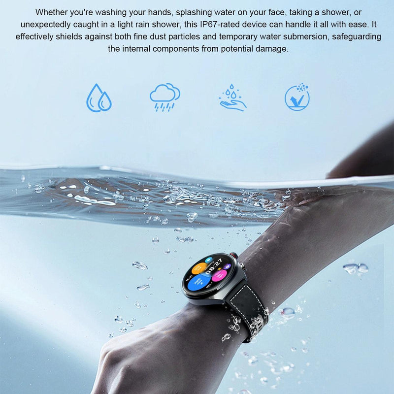 1.53 Inch Ips Screen 2 In 1 Bluetooth Earphone Smart Watch - Silver