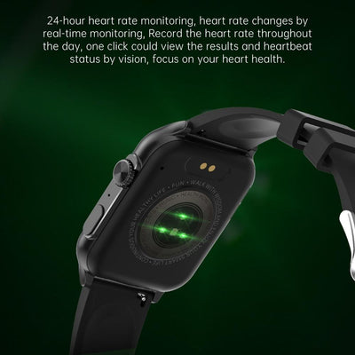 1.96 Inch Ips Screen Smart Watch Supports Bluetooth Calls / Blood Oxygen Monitoring - Gold