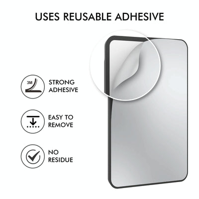 Silicone Adhesive Card Case Black - Black