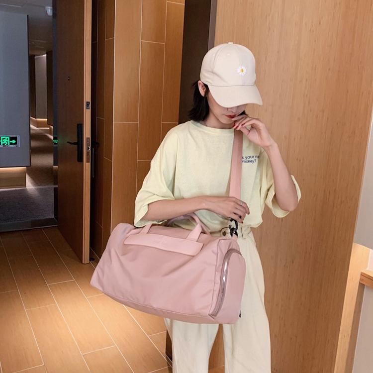 Large Sports Bag with Separate Shoe Compartment - Grey