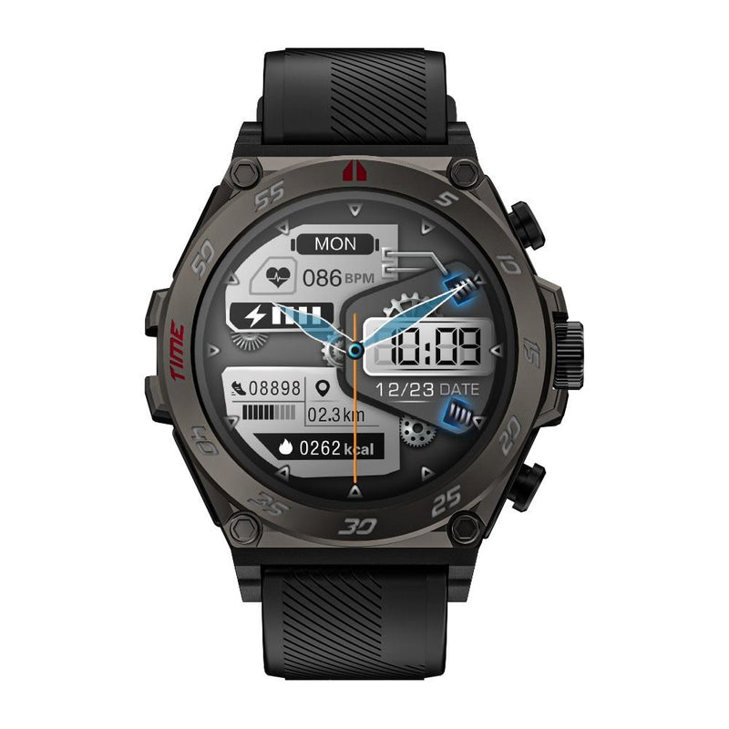 1.53 Inch Ip67 Bt5.0 Sport Smart Watch With Earbuds Support Bluetooth Call / Sleep / Blood Oxygen / Heart Rate / Blood Pressure Health Monitor - Blue