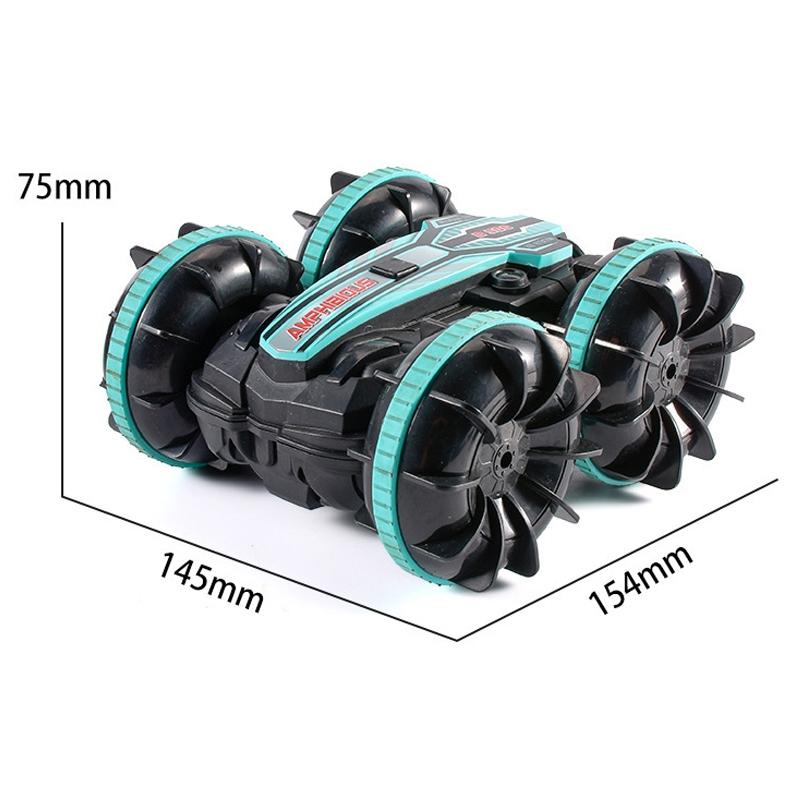Amphibious Stunt Rc Car - Double-sided Rolling - 2.4g - Electric - Kids&