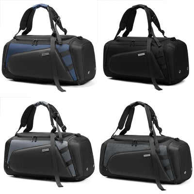 Separate Wet / Dry Large Gym Bag - Black