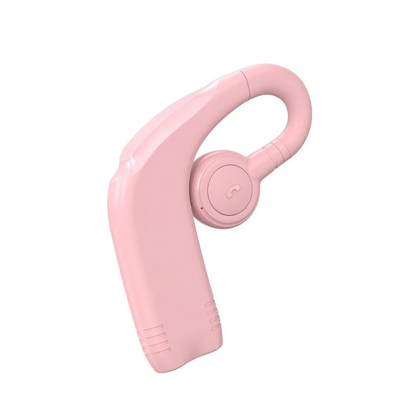 Bluetooth V5.2 Single Earhook Business Headset - M99 - Pink