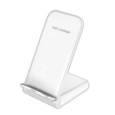 15W Wireless Desktop Charger With Fast Charging - White