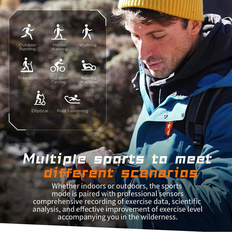 1.5 Inch Colour Screen Bluetooth Smart Watch Health & Sports Monitoring - Green