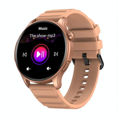 1.43 Inch Bt5.2 Fitness Smart Watch With Health Monitor - Gold