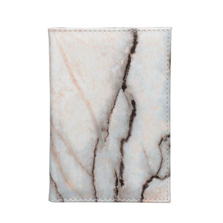 Waterproof Marble Passport & Ticket Holder Colorful Design - Green