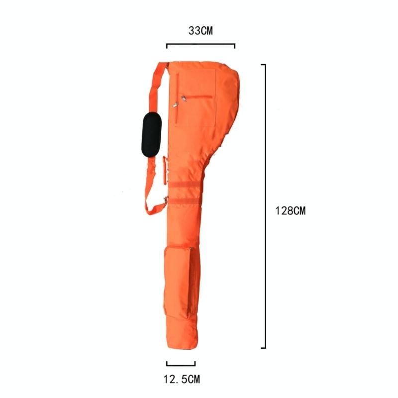 Portable Nylon Golf Bag - Lightweight and Durable - Green