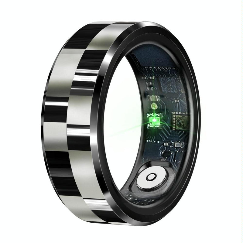 Smart Ring With Health Monitoring Gesture Control And Somatosensory Games - Size 10 - Silver