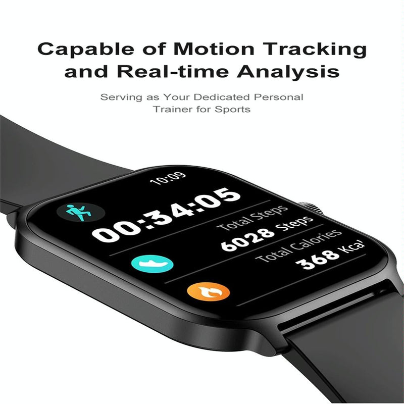 1.93 Inch Colour Screen Smart Watch Support Bluetooth Call / Health Monitoring - Silver