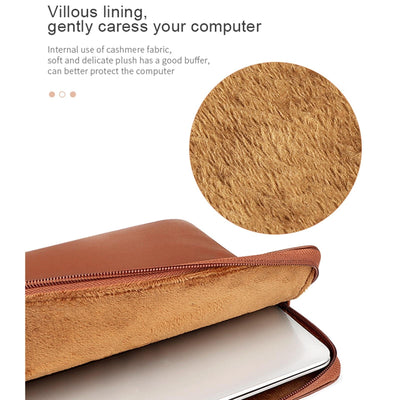 13.3 Inch Thin and Light Laptop Liner Bag with Pu Material - Black