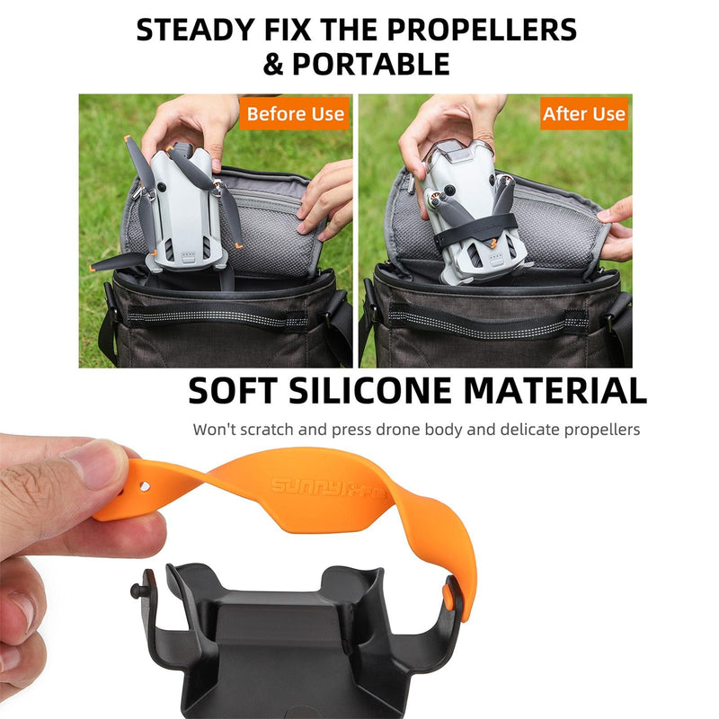 Fixed Propeller Guard for Dji Mini 4 Pro - Blade Holder - Black