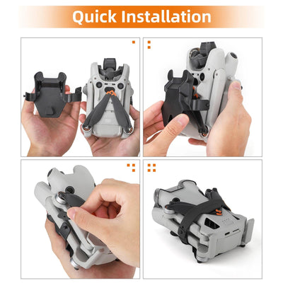 Fixed Propeller Guard for Dji Mini 4 Pro - Blade Holder - Black