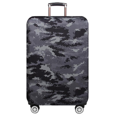 Protective Dustproof Cover For Travel Trolley Suitcase - Small Size - Camouflage 2