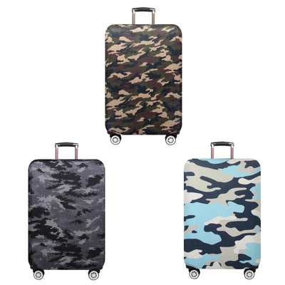 Protective Dustproof Cover For Travel Trolley Suitcase - Small Size - Camouflage 2