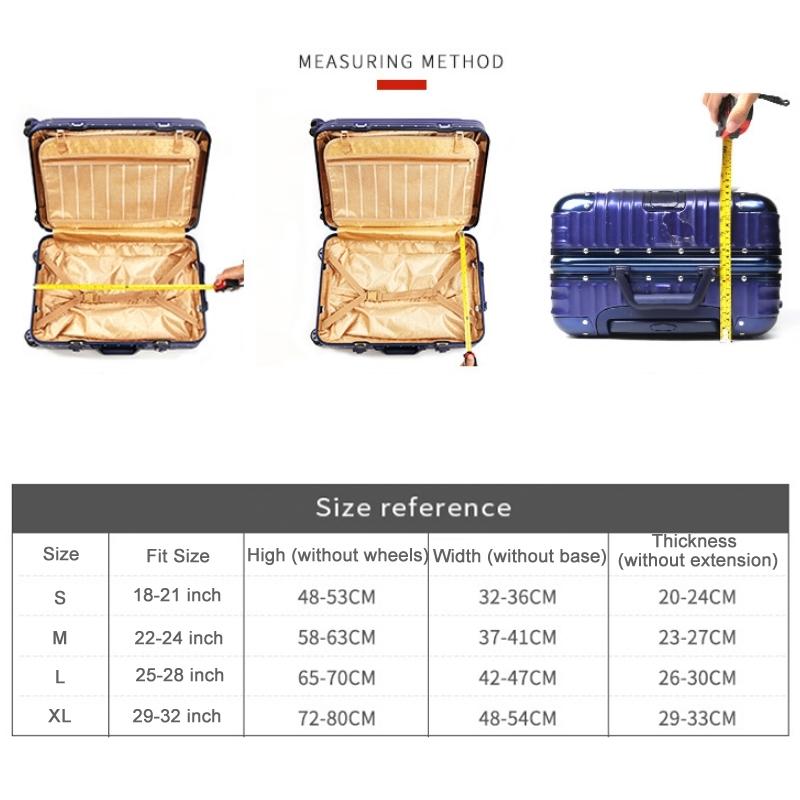 Protective Dustproof Cover For Travel Trolley Suitcase - Small Size - Camouflage 2