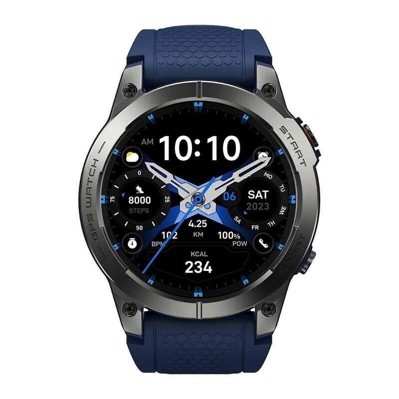 1.43 Inch Amoled Screen Sports Smart Watch Support Bluetooth Call - Blue