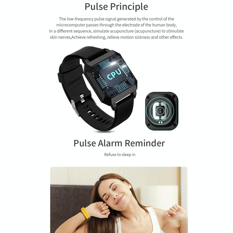 0.96 Inch Tft Screen Life Waterproof Smart Watch Support Sleep Monitoring / Heart Rate Monitoring / Blood Pressure Monitoring / Pulse Reminder - Yellow