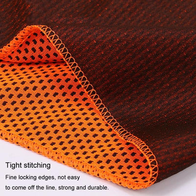 Portable Quick Dry Sports Towel Set with Silicone Sleeve and Storage Bag - 30x80cm - Orange - 30X80Cm