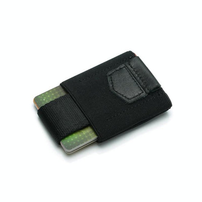 Leather Credit Card Holder For Men & Women Black