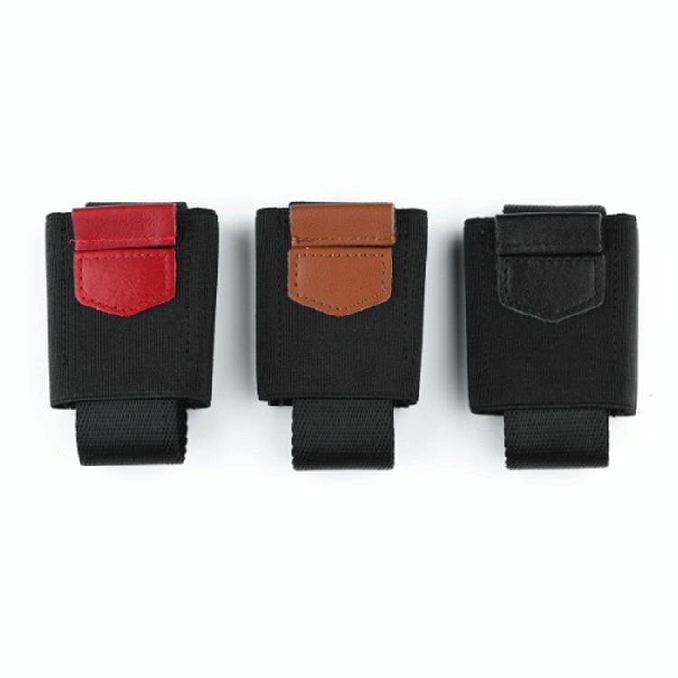 Leather Credit Card Holder For Men & Women Black