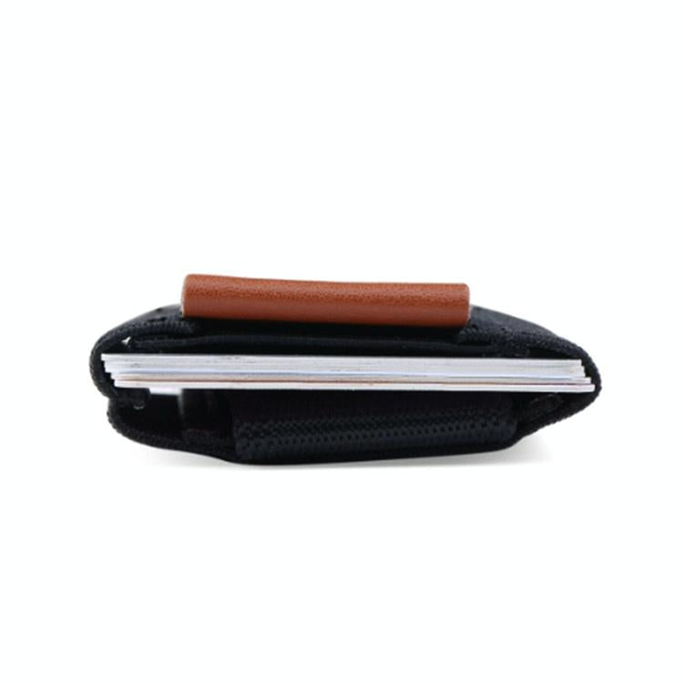 Leather Credit Card Holder For Men & Women Black