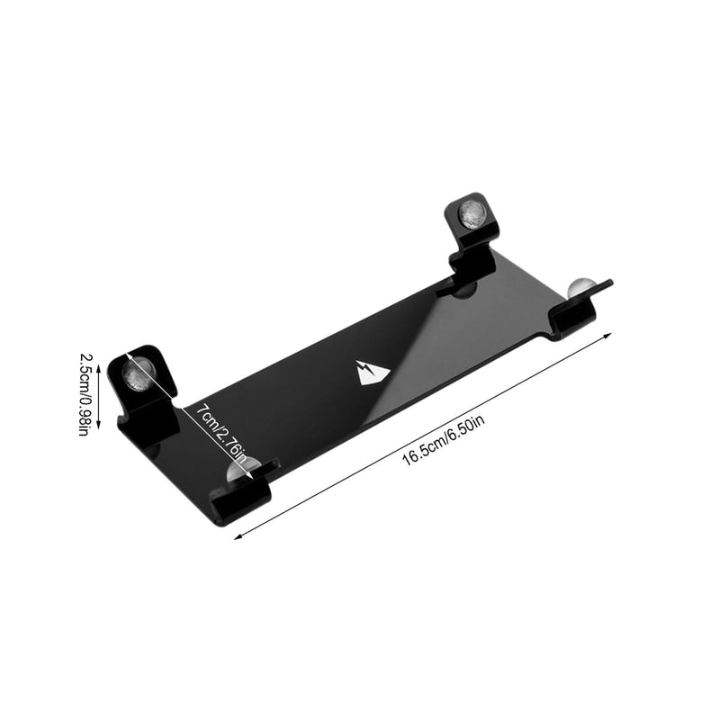 Anti-vibration Desktop Bracket for Bluetooth Speaker - Universal Acrylic Design - Transparent