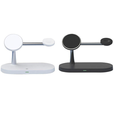 3 In 1 Wireless Charger With Night Light 15W - Black