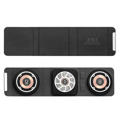 3 In 1 Portable Magsafe Wireless Charger - White