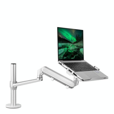 Adjustable Laptop Monitor Stand Mount - Aluminum Alloy - Silver