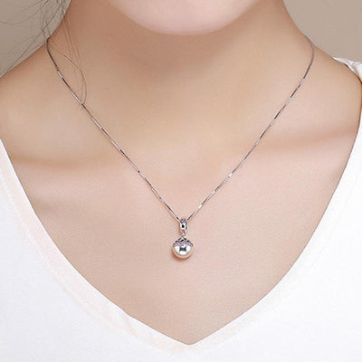 925 Sterling Silver Zircon Pendant With Parts - Scc689-A