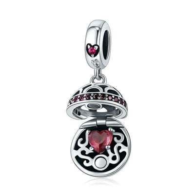 925 Sterling Silver Zircon Pendant With Parts - Scc689-A