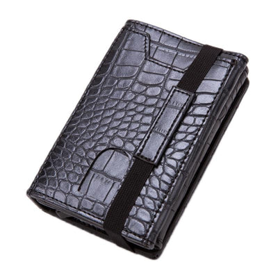 Rfid-blocking Aluminum Card Holder - Secure & Compact - Mad Horse Black