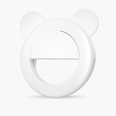 2-pack Large-capacity Live Video Conference Ring Light for Mobile Phone Selfies - Cat Ears