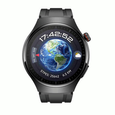 1.43 Inch Amoled Ip67 Smart Call Watch Support Ecg / Body Temperature / Blood Glucose Monitoring - Silver