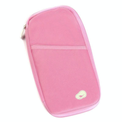 Multifunctional Travel Document Bag Passport & Ticket Holder - Blue