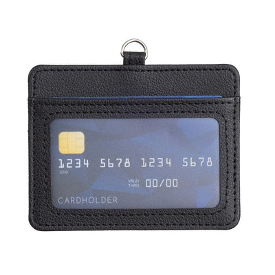 Horizontal Id Card Bag & Lanyard - Pink