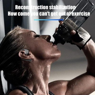 Wireless Bluetooth Headphone with Digital Display - Black - Midnight Blue