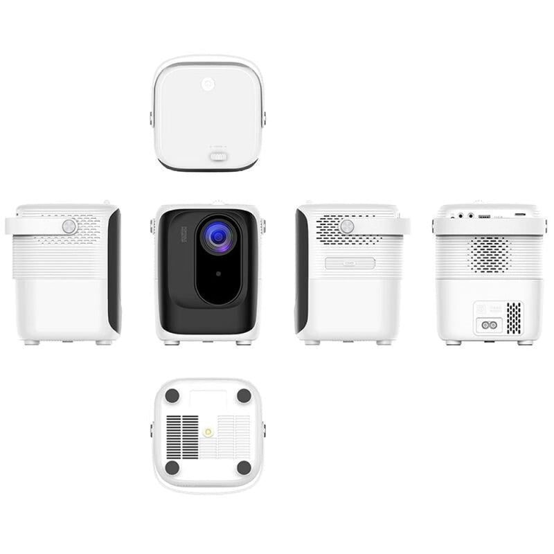 Portable Smart Led Projector - 720P Hd 113 Lumens - Black