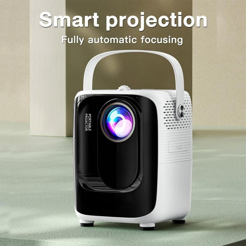 Portable Smart Led Projector - 720P Hd 113 Lumens - Black