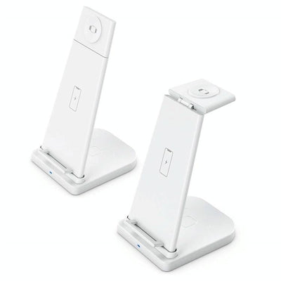 3 In 1 Portable Wireless Charger Detachable - Black