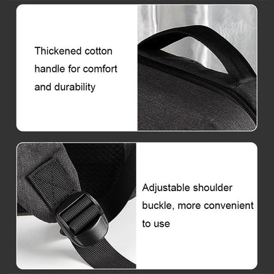 Spacious Laptop Bag for Professionals - Large Capacity - Elegant Gray