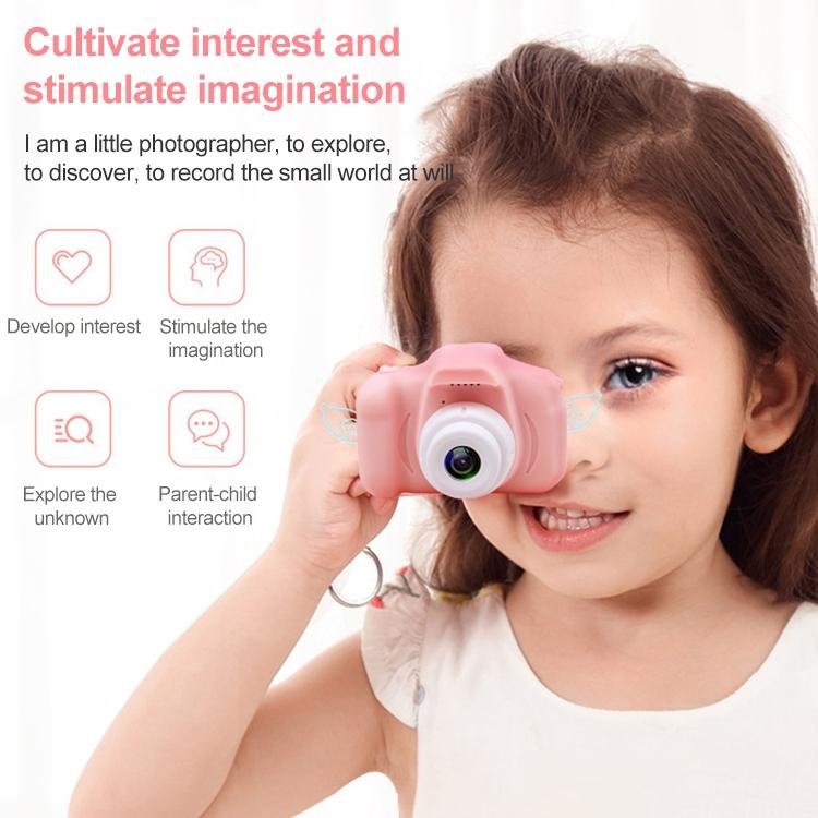 Mini Children Camera - Dual Hd Camera With 2.0 Lcd Screen - Blue