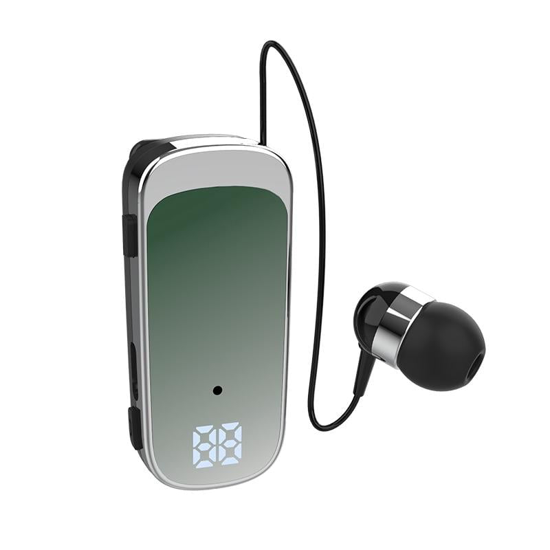 K65 Wireless Business Earbuds - Retractable Cable - Yellow