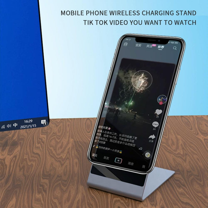 15W Magnetic Wireless Charger For Iphone Silver
