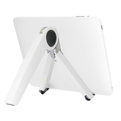 Triangle Cooling Bracket for Tablets Laptops and Desktops - White