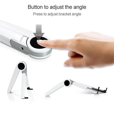 Triangle Cooling Bracket for Tablets Laptops and Desktops - White