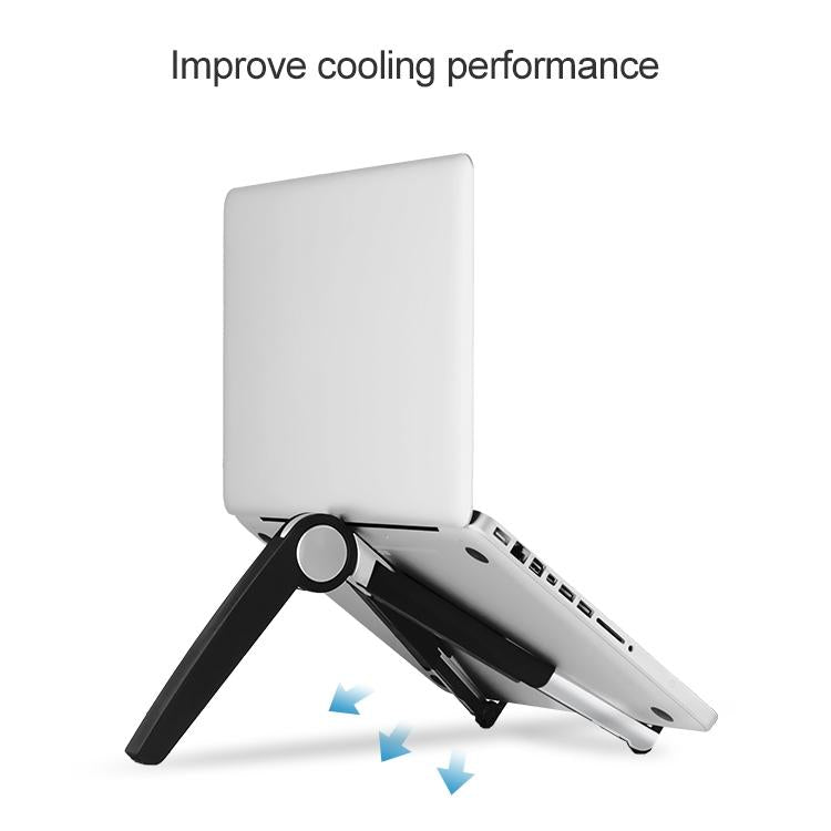 Triangle Cooling Bracket for Tablets Laptops and Desktops - White